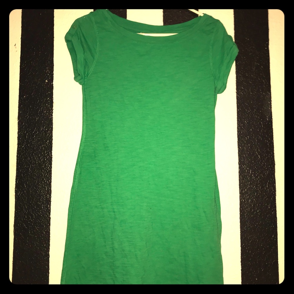 Banana republic dress, green, knee length.